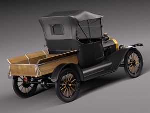 Model T Pickup 3D Модель