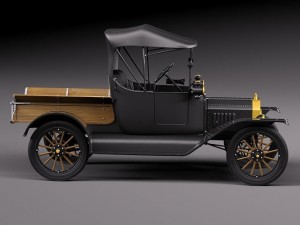 Model T Pickup 3D Модель