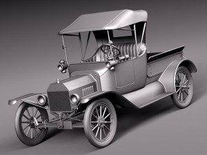 Model T Pickup 3D Модель