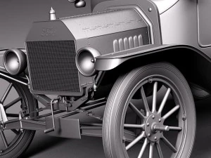 Model T Pickup 3D Model