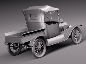 Model T Pickup 3D Модель