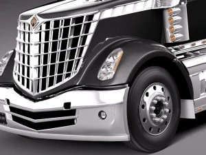 International Lonestar 2014 Tanker Truck 3D Model