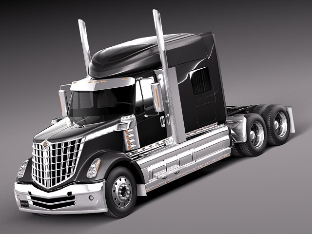 International Lonestar 2014 Tanker Truck 3D-Modell .c4d .max .obj .3ds .fbx .stl .blend 