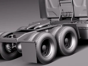 International Lonestar 2014 Tanker Truck 3D Model