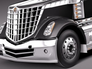 International Lonestar 2014 Tanker Truck 3D-Modell