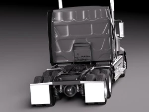 International Lonestar 2014 Tanker Truck 3D Model