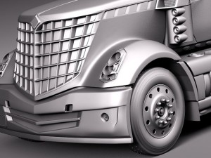 International Lonestar 2014 Tanker Truck 3D-Modell