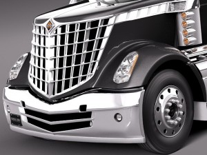 International Lonestar 2014 Tanker Truck 3D-Modell