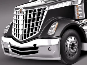 International Lonestar 2014 Tanker Truck 3D Model