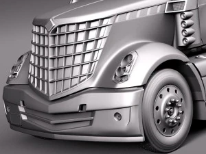 International Lonestar 2014 Tanker Truck 3D Model