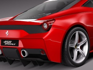 Ferrari 458 Speciale 2014 3D Model