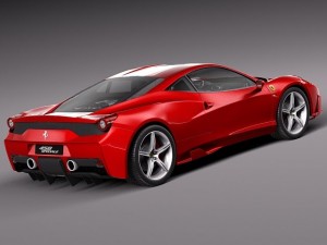 Ferrari 458 Speciale 2014 3D Model