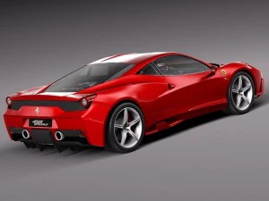 Ferrari 458 Speciale 2014 3D Model