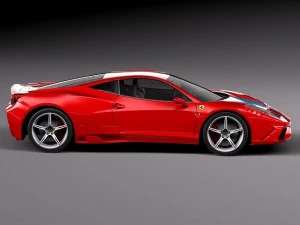 Ferrari 458 Speciale 2014 3D Model