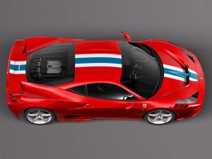 Ferrari 458 Speciale 2014 3D Model