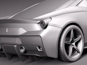 Ferrari 458 Speciale 2014 3D Model