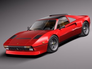 Ferrari 308 GTB GTS 1975-1984 3D Model