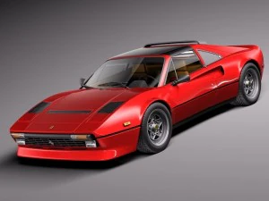 Ferrari 308 GTB GTS 1975-1984 Model 3D