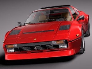 Ferrari 308 GTB GTS 1975-1984 3D Model
