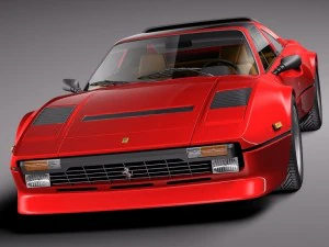 Ferrari 308 GTB GTS 1975-1984 3D Model