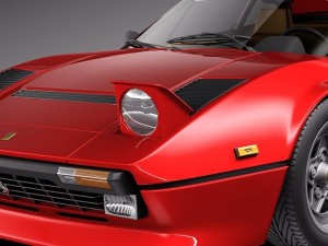 Ferrari 308 GTB GTS 1975-1984 3D Model