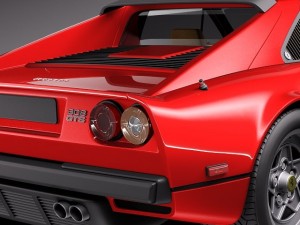 Ferrari 308 GTB GTS 1975-1984 3D Model