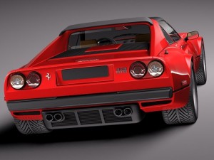 Ferrari 308 GTB GTS 1975-1984 3D Model