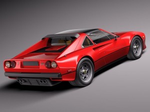Ferrari 308 GTB GTS 1975-1984 3D Model