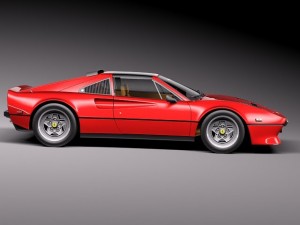 Ferrari 308 GTB GTS 1975-1984 3D Model