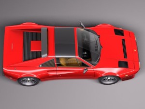 Ferrari 308 GTB GTS 1975-1984 3D Model