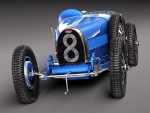 Bugatti Typ 35 1925-1929 3D Modell