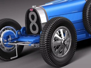 Bugatti Typ 35 1925-1929 3D Modell