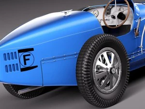 Bugatti Typ 35 1925-1929 3D Modell