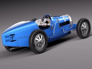 Bugatti Typ 35 1925-1929 3D Modell