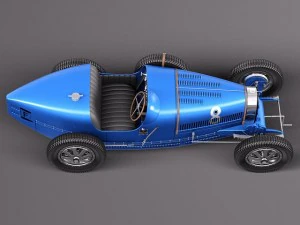 Bugatti Typ 35 1925-1929 3D Modell