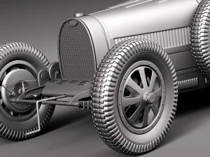 Bugatti Typ 35 1925-1929 3D Modell