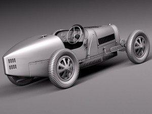 Bugatti Type 35 1925-1929 3D मॉडल