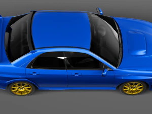 Subaru Impreza STi 2006 3D Model