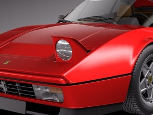 Ferrari 328 GTB GTS 1985-1989 3D Model