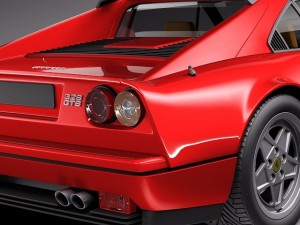 Ferrari 328 GTB GTS 1985-1989 3D Model