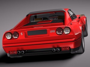 Ferrari 328 GTB GTS 1985-1989 3D Model