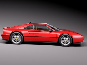 Ferrari 328 GTB GTS 1985-1989 3D Model