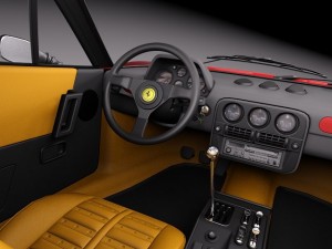 Ferrari 328 GTB GTS 1985-1989 3D Model