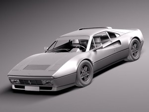 Ferrari 328 GTB GTS 1985-1989 3D Model