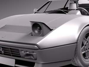 Ferrari 328 GTB GTS 1985-1989 3D Model