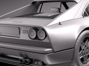 Ferrari 328 GTB GTS 1985-1989 3D Model