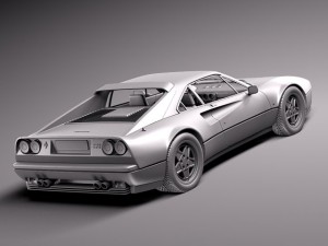 Ferrari 328 GTB GTS 1985-1989 3D Model