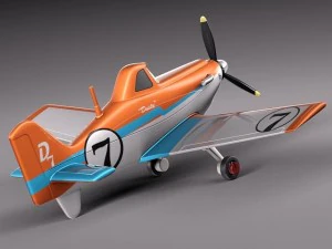 Disney Dusty Crophopper 3D Model