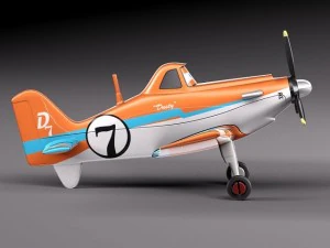 Disney Dusty Crophopper 3D Model