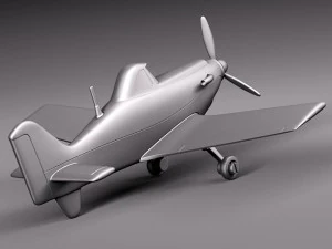 Disney Dusty Crophopper 3D Model